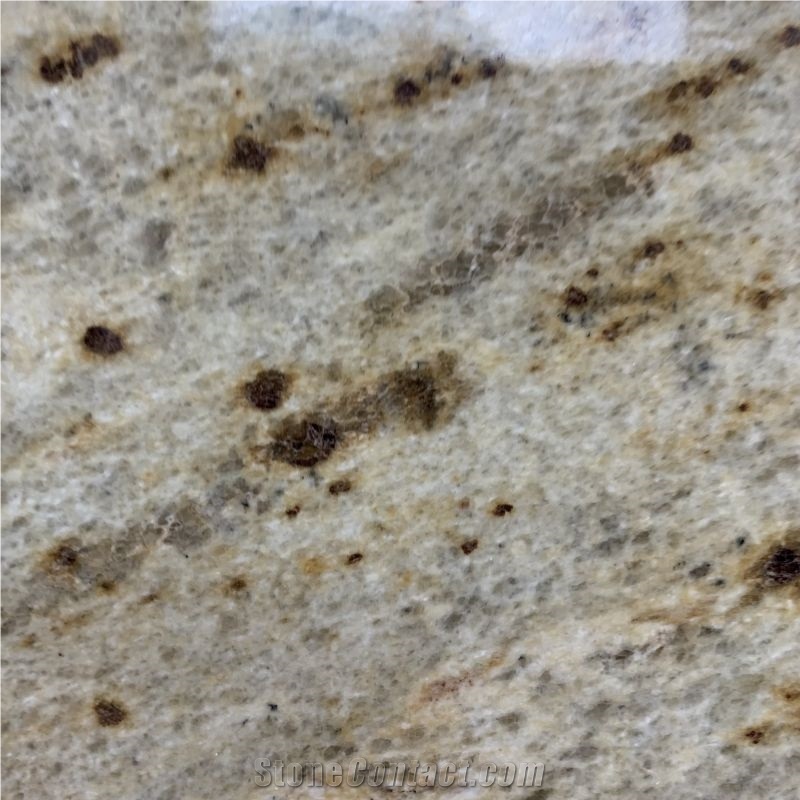 Yellow Kashmir Gold Granite Slabs For Home Flooring Tiles