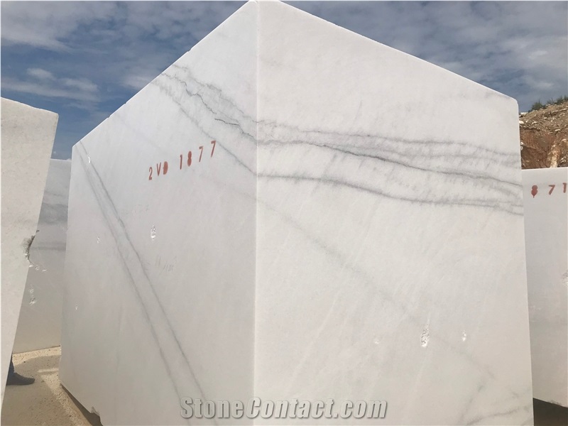 Vietnam Carrara White Marble Blocks