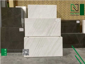White Marble Tiles, Azna White Marble