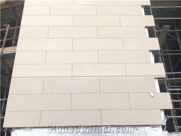 Mocha Cream Beige Limestone Wall Panels/Tiles Polished/Honed