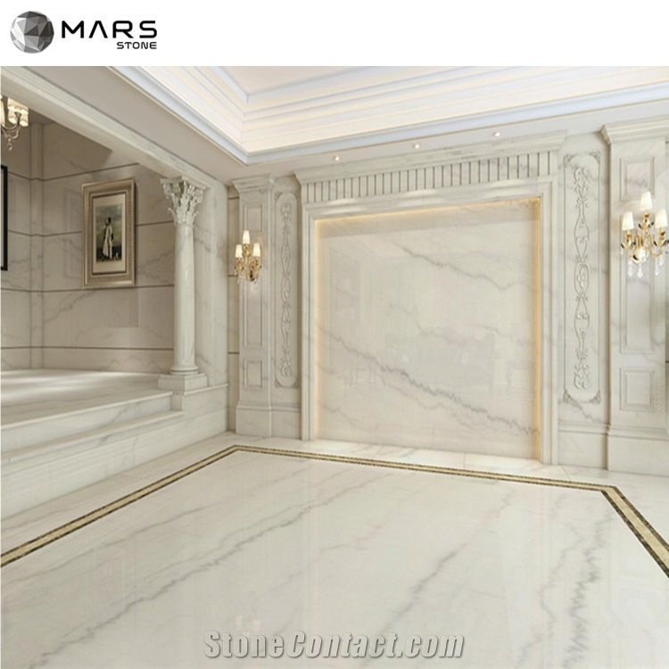 China White Carrara Marble For Interior Tiles And Flooring
