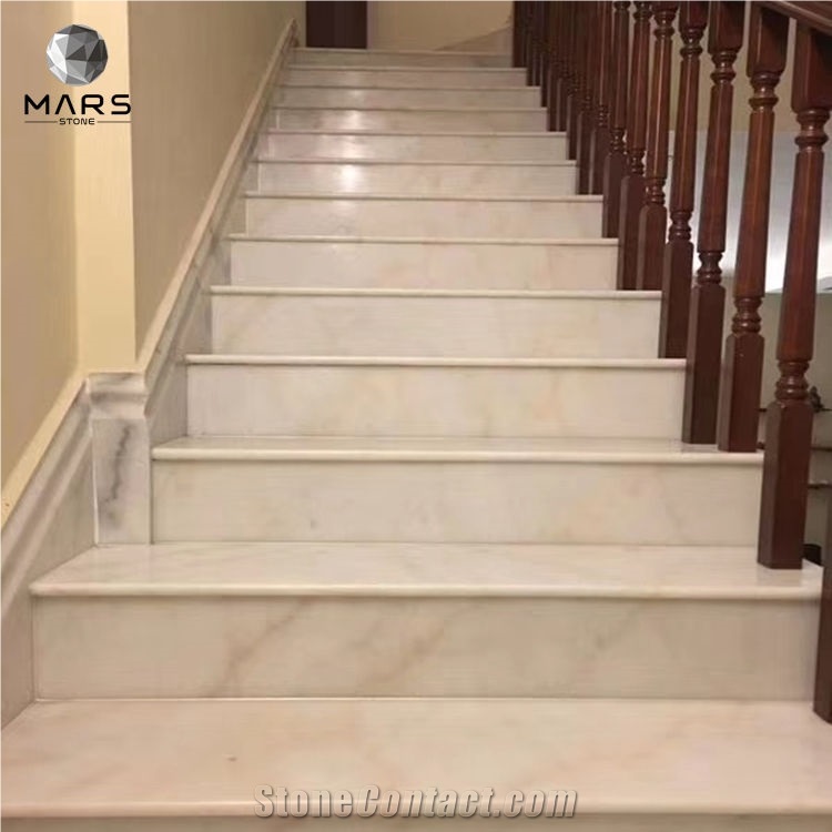 Chinese Carrara Guangxi White Marble Slab For Decoration