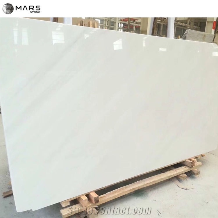 High Quality Indoor Yugoslavia White Marble Stone Staircase