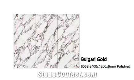 Bulgari Gold 9MM Sintered Stone Polished Stone