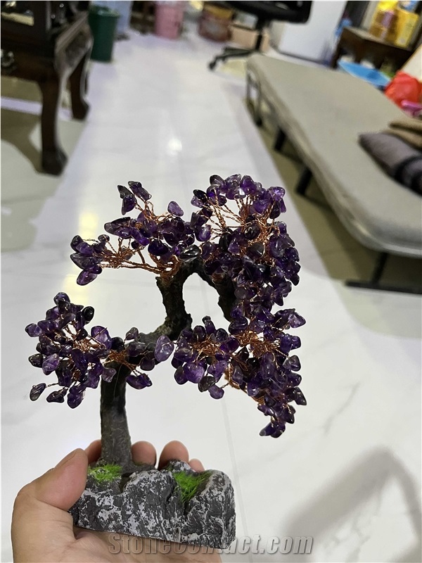 Gemstone Tree,Made By Hand,Interior Decoration, Gifts