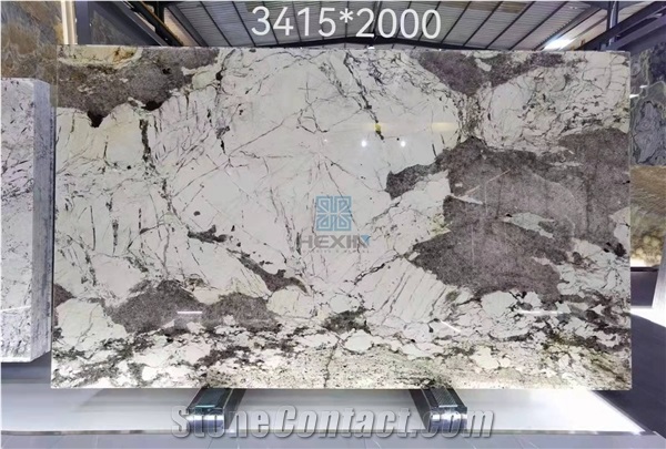 Brazil White Patagonia Quartzite Polished Big Slabs,2Cm