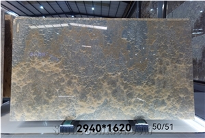 Bubble Onyx Bookatched Translucent Polished Slab