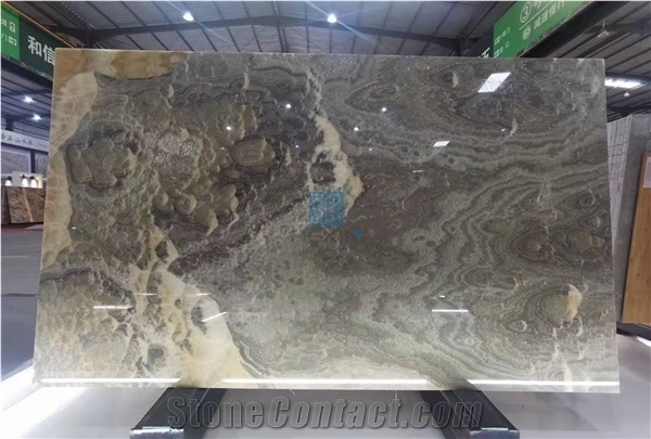 Bubble Onyx Bookmatched Slabs&Tiles For Floor&Wall
