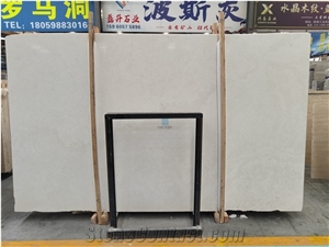 Turkey White Limestone Polished Slabs, Tiles