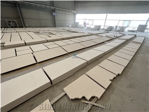 Turkey White Limestone Special Finish Tiles