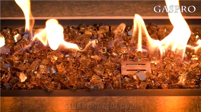 Copper Fire Pit Glass Chips For Fire Pit