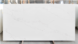 Calacatta Quartz Stone Italy Vein Z9042 Slab