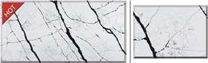 Famous Calacatta Panda Quartz Stone Slabs Z010