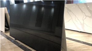 Good Quality Black Quratz Stone Slab