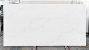 Nice Vein And White Background Quartz Slab Z9038