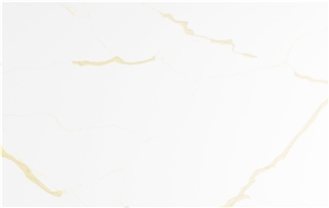 Quartz Calacatta Stone Jumbo Size Gold Veins