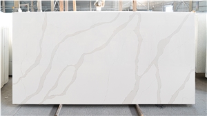 Super Big Vein Calacatta Z9525 Quartz Stone Title