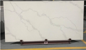 Thunder Grey Line Calacatta Quartz Stone Slab