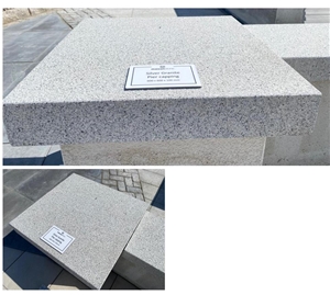 Flat Silver Granite Pier Capping