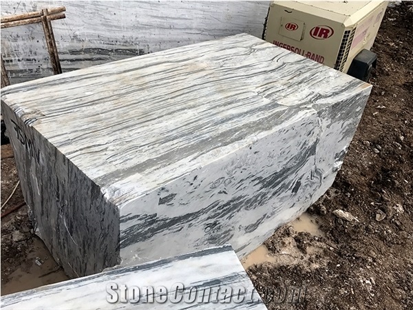 Bianco Estelar Marble Bianco Guatemala Marble Blocks