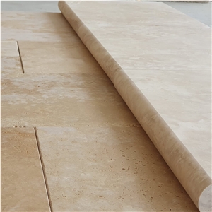 Travertine Bullnose Pool Coping-3