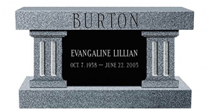 Cremation With Fluted 352D-Cremation Benches