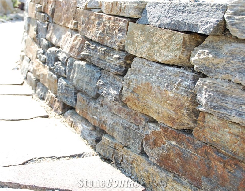 Stainz Grau Gneiss-Stainzer Hartgneis Dry Garden Wall Stone