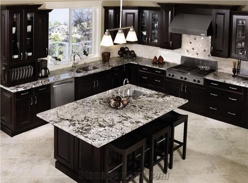 Alaska White Granite Kitchen Countertop