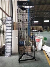 Triangular Frame Metal Display Stand Racks