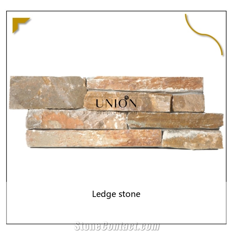 UNION DECO Natural Slate Stacked Stone Wall Cladding Stone
