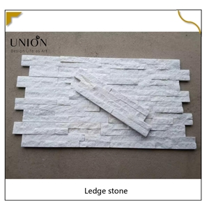 UNION DECO White Sand Slate Stone Stacked Stone Wall Cladding