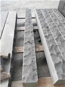 Black Basalt Natural Split Kerbstones Landscaping Stone