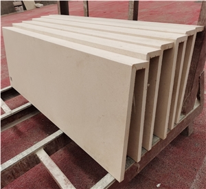 Caliza Capri Beige Limestone Stair Stone Steps Staircase