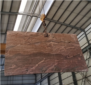 China Multicolor Red Granite Slabs