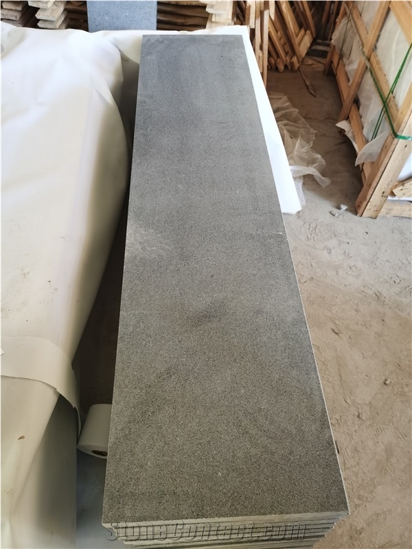 G654 Honed Finished Stairs Indoor Granite Steps For Building