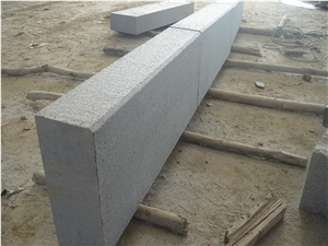 G654 New Quarry Dark Grey Kerbstone 3 Sides Flamed Kerbs