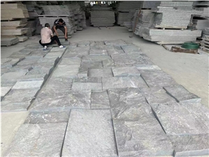 G654 Split Face Mushroomed Stone Garden Wall Tiles