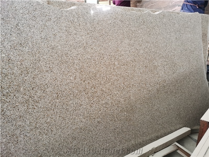 G682 Shangdong Sunset Gold Granite Big Slabs Floor Tiles