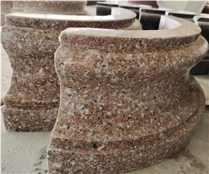Granite G681 Hollow Sculptured Column Base