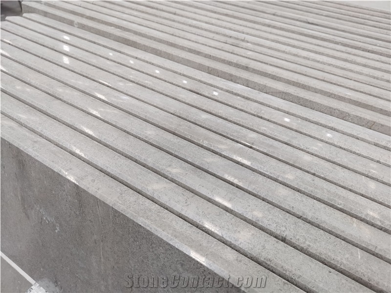 New Shay Grey Stone Stair Treads