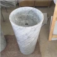 Carrara Marble Pedestal Sinks