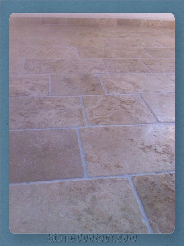 Luxury Antiqued Broccato Veneziano Opus Pattern Floor Tiles
