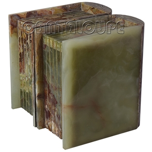 Book Companion Urn Green Onyx