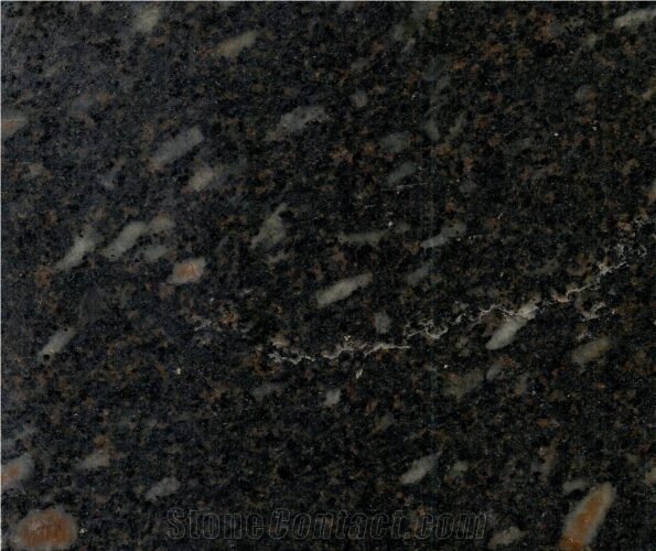 Aswan Black Granite Slabs, Tiles