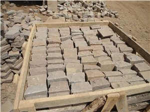 India Porphyry Stone Pavers, Cobble Stones