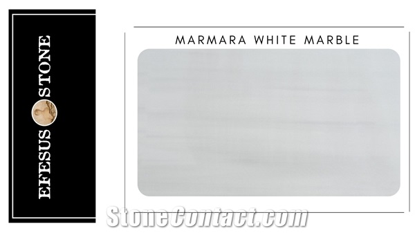 Marmara White Marble Slabs