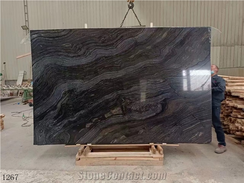 Black Wood Vein Zebra Ancient M711 In China Stone Market
