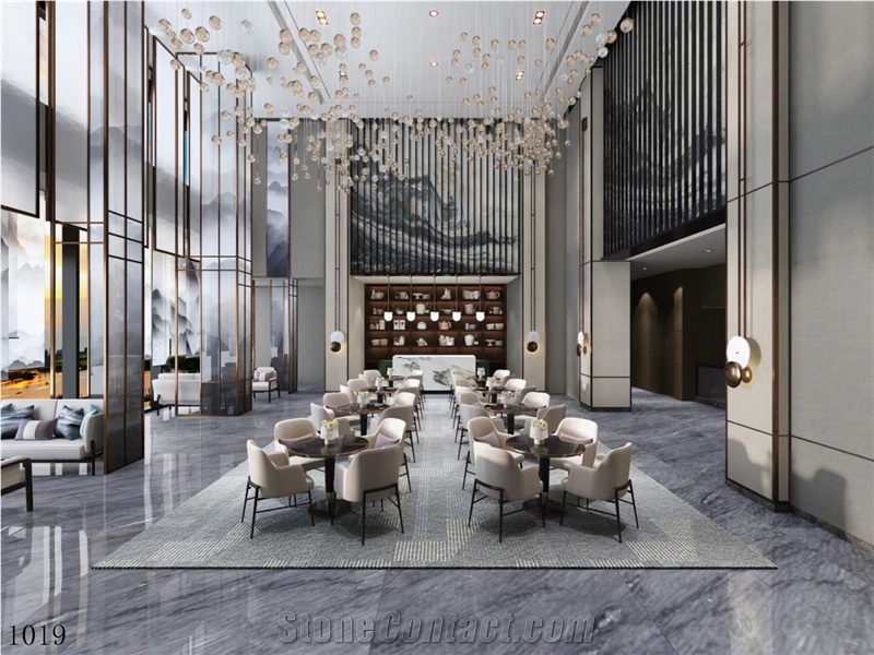 Hilton Grey Marble Slab Tile In China Stone Market