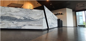 Hermelin Marble Block, Norway Grey Marble