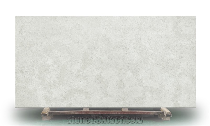 Hot-Sell Polished Silver Artificial Quartz Slabs